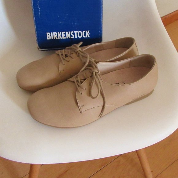 Birkenstock | Shoes | Nwt Birkenstock Saunders Leather Derby 39 8 Flats |  Poshmark